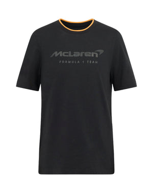 McLaren F1 Kids Core Essentials Logo T-Shirt - Youth White/Papaya/Black - image 3