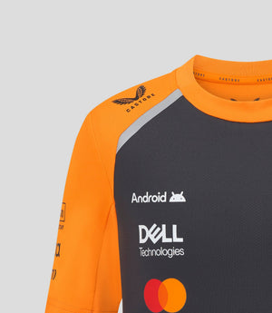 McLaren F1 Kids 2025 Lando Norris Team Set Up T-Shirt- Youth Papaya/Phantom - image 11