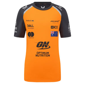McLaren F1 Kids 2025 Oscar Piastri Team Set Up T-Shirt- Youth Papaya/Phantom - image 1