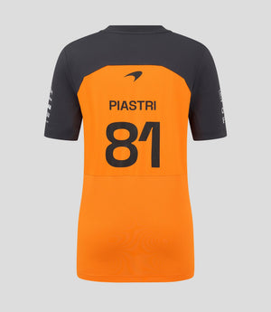 McLaren F1 Kids 2025 Oscar Piastri Team Set Up T-Shirt- Youth Papaya/Phantom - image 3