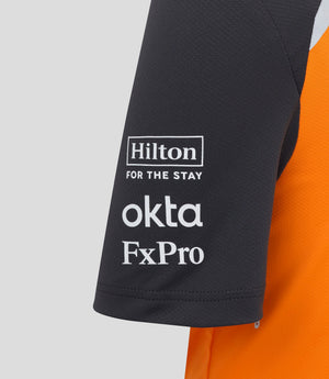 McLaren F1 Kids 2025 Oscar Piastri Team Set Up T-Shirt- Youth Papaya/Phantom - image 4
