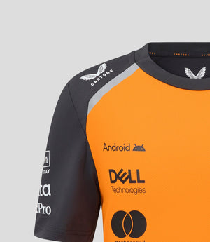 McLaren F1 Kids 2025 Oscar Piastri Team Set Up T-Shirt- Youth Papaya/Phantom - image 6