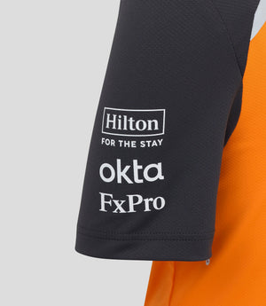 McLaren F1 Kids 2025 Oscar Piastri Team Drivers Polo Shirt- Youth Papaya - image 3