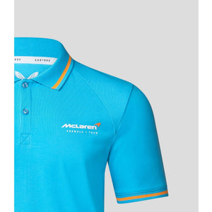 McLaren F1 Men's Lifestyle Polo Shirt- Black/Gray/Blue/White - image 39