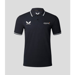 McLaren F1 Men's Lifestyle Polo Shirt- Black/Gray/Blue/White - image 3