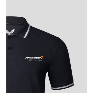 McLaren F1 Men's Lifestyle Polo Shirt- Black/Gray/Blue/White - image 9