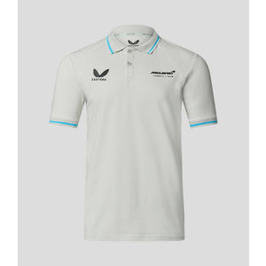 McLaren F1 Men's Lifestyle Polo Shirt- Black/Gray/Blue/White - image 1