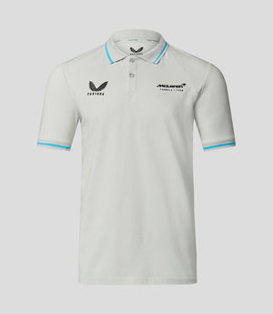 McLaren F1 Men's Lifestyle Polo Shirt- Black/Gray/Blue/White - image 40