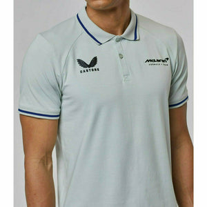 McLaren F1 Men's Lifestyle Polo Shirt- Black/Gray/Blue/White - image 17