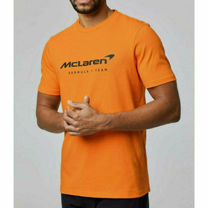 McLaren F1 Men's Core Essentials Logo T-Shirt -Black/White/Papaya/Phantom/Storm Gray/Cloud Blue - image 9