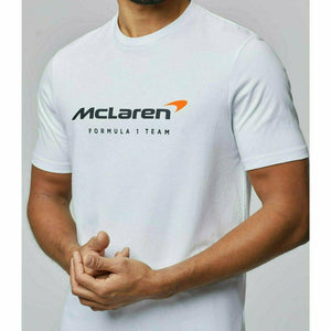 McLaren F1 Men's Core Essentials Logo T-Shirt -Black/White/Papaya/Phantom/Storm Gray/Cloud Blue - image 11