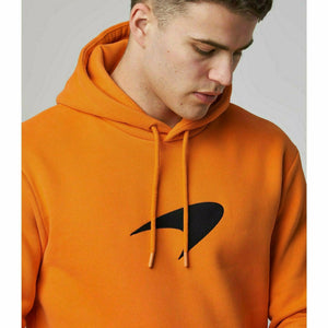 McLaren F1 Men's Speedmark Logo Hoodie -Papaya/Phantom - image 3
