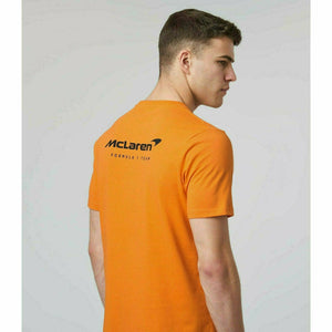 McLaren F1 Men's Core Essentials Small Logo T-Shirt -Black/Papaya/Storm Gray/White/Phantom - image 7