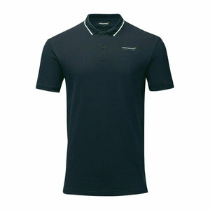McLaren F1 Men's Core Essentials Small Logo Polo Shirt -Papaya/Vega Blue/Phantom/White/Black - image 2