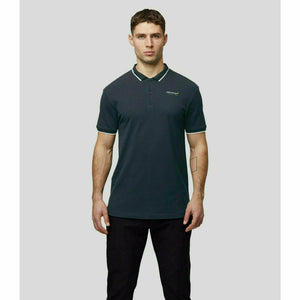 McLaren F1 Men's Core Essentials Small Logo Polo Shirt -Papaya/Vega Blue/Phantom/White/Black - image 5