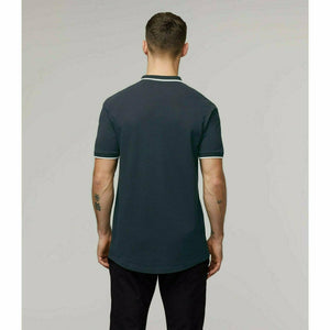 McLaren F1 Men's Core Essentials Small Logo Polo Shirt -Papaya/Vega Blue/Phantom/White/Black - image 7