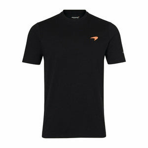 McLaren F1 Men's Small Speedmark Logo Neon T-Shirt -Black/White/Nectarine/Storm Gray - image 2