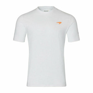 McLaren F1 Men's Small Speedmark Logo Neon T-Shirt -Black/White/Nectarine/Storm Gray - image 1