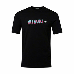 McLaren F1 Men's Miami Neon Graphic T-Shirt-Black/White/Vice Blue/Beetroot Purple/Crystal Rose/Aqua Sky - image 6