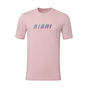 McLaren F1 Women's Miami Neon Graphic T-Shirt-White/Vice Blue/Beetroot Purple/Crystal Rose - image 1