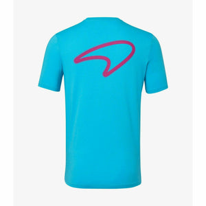 McLaren F1 Women's Miami Neon Graphic T-Shirt-White/Vice Blue/Beetroot Purple/Crystal Rose - image 7