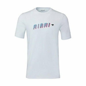 McLaren F1 Women's Miami Neon Graphic T-Shirt-White/Vice Blue/Beetroot Purple/Crystal Rose - image 3