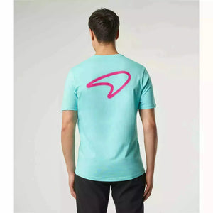 McLaren F1 Men's Miami Neon Graphic T-Shirt-Black/White/Vice Blue/Beetroot Purple/Crystal Rose/Aqua Sky - image 14