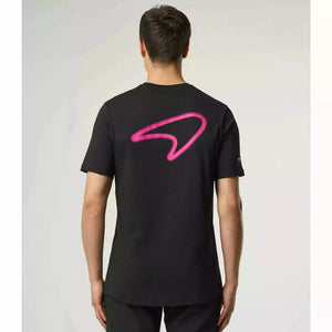 McLaren F1 Men's Miami Neon Graphic T-Shirt-Black/White/Vice Blue/Beetroot Purple/Crystal Rose/Aqua Sky - image 16