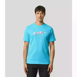 McLaren F1 Men's Miami Neon Graphic T-Shirt-Black/White/Vice Blue/Beetroot Purple/Crystal Rose/Aqua Sky - image 19