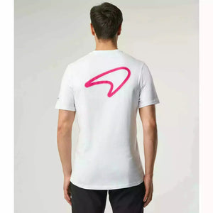 McLaren F1 Men's Miami Neon Graphic T-Shirt-Black/White/Vice Blue/Beetroot Purple/Crystal Rose/Aqua Sky - image 23