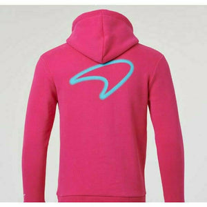 McLaren F1 Women's Miami Neon Graphic Hoodie -Black/Vice Blue/Beetroot Purple - image 6