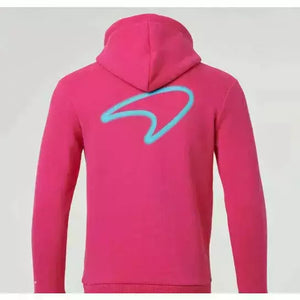 McLaren F1 Men's Miami Neon Graphic Hoodie -Black/White/Vice Blue/Beetroot Purple - image 3