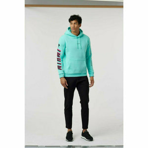 McLaren F1 Men's Miami Neon Logo Hoodie -Black/Vice Blue/Aqua Sky - image 8