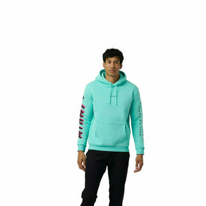 McLaren F1 Men's Miami Neon Logo Hoodie -Black/Vice Blue/Aqua Sky - image 9