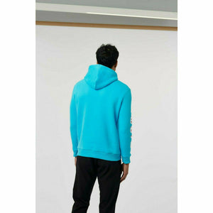 McLaren F1 Men's Miami Neon Logo Hoodie -Black/Vice Blue/Aqua Sky - image 2