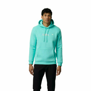 McLaren F1 Men's Miami Palm Graphic Hoodie -Black/Aqua Sky/Crystal Rose - image 2