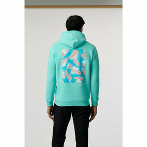 McLaren F1 Men's Miami Palm Graphic Hoodie -Black/Aqua Sky/Crystal Rose - image 3