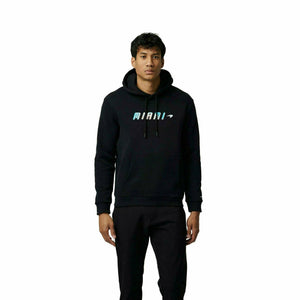 McLaren F1 Men's Miami Palm Graphic Hoodie -Black/Aqua Sky/Crystal Rose - image 1