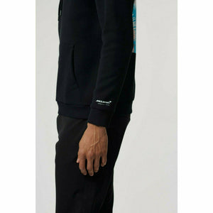 McLaren F1 Men's Miami Palm Graphic Hoodie -Black/Aqua Sky/Crystal Rose - image 8