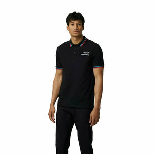 McLaren F1 Men's Miami Graphic Polo Shirt-Black/White/Crystal Rose - image 5