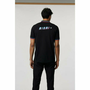McLaren F1 Men's Miami Graphic Polo Shirt-Black/White/Crystal Rose - image 8