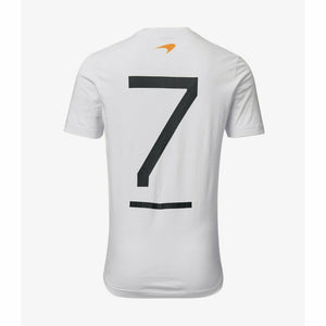 McLaren Indy Car Men's Felix Rosenqvist  #7 Driver T-Shirt - White - image 2