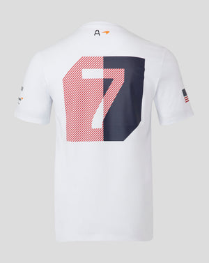McLaren Indy Car Men's Alexander Rossi #7 T-Shirt - White - image 2