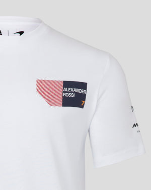 McLaren Indy Car Men's Alexander Rossi #7 T-Shirt - White - image 6