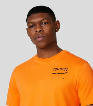 McLaren Indy Car Men's Team T-Shirt -Papaya - image 3