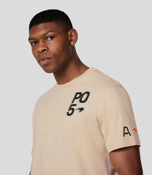 McLaren Indy Car Men's Pato O'Ward T-Shirt -Taupe - image 3