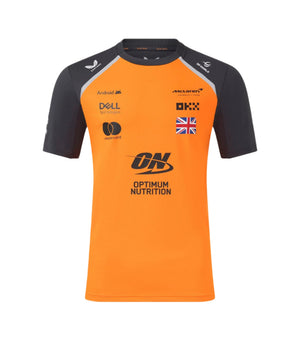 McLaren F1 2025 Men's Lando Norris Team T-Shirt - Papaya/Phantom - image 1