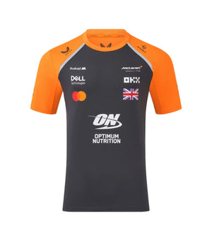 McLaren F1 2025 Men's Lando Norris Team T-Shirt - Papaya/Phantom - image 2