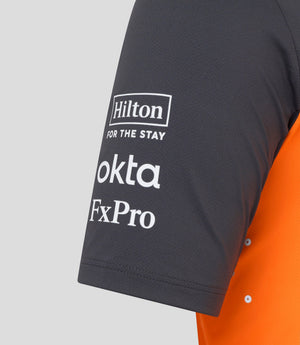 McLaren F1 Men's 2025 Lando Norris Team Drivers Polo - Papaya - image 5
