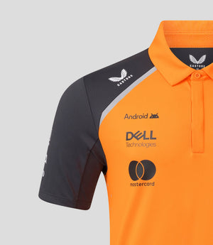 McLaren F1 Men's 2025 Lando Norris Team Drivers Polo - Papaya - image 6